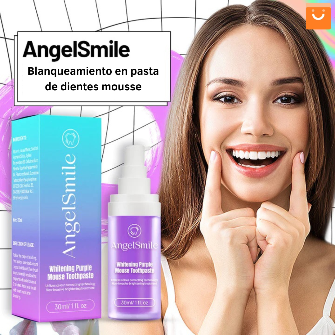 ⚡ Oferta Flash | AngelSmile™- Pasta de dientes en mousse morada blanqueadora