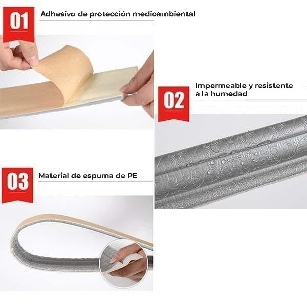 WallDecor™ - Cornisas 3D autoadhesivas