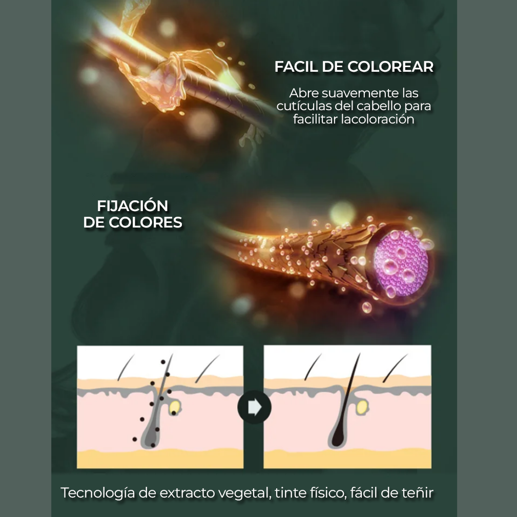 ColorComb™ - Peines para coloracion de cabello instantáneo