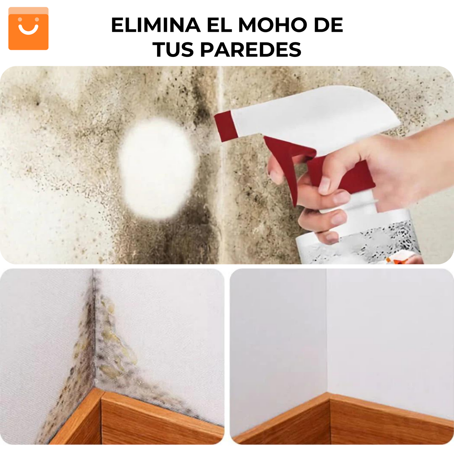 MoldVanish™ - removedor de moho de múltiples superficies