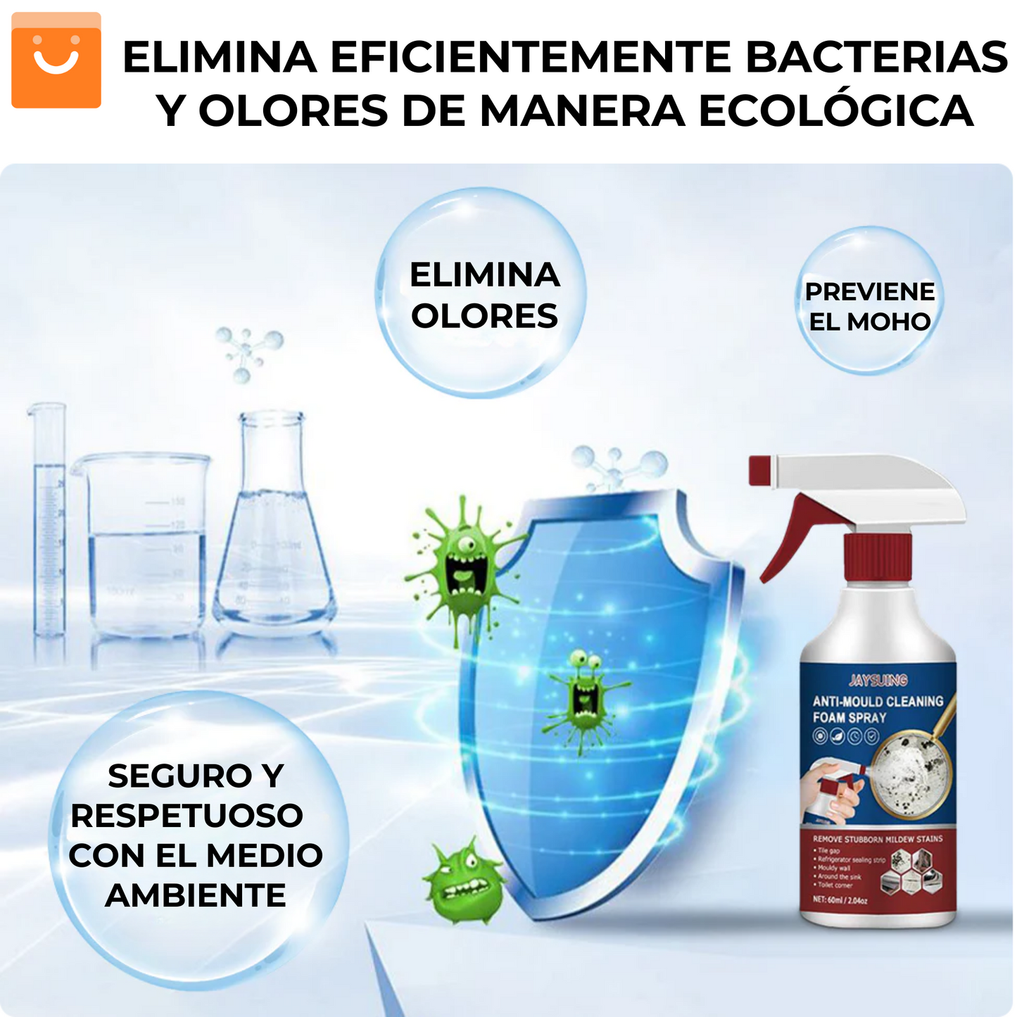 Oferta Black Friday MoldVanish™ - removedor de moho de múltiples superficies