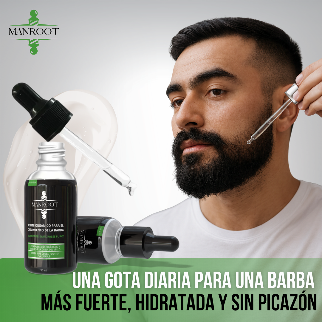 Manroot™ - Barba más densa, fuerte y saludable, naturalmente