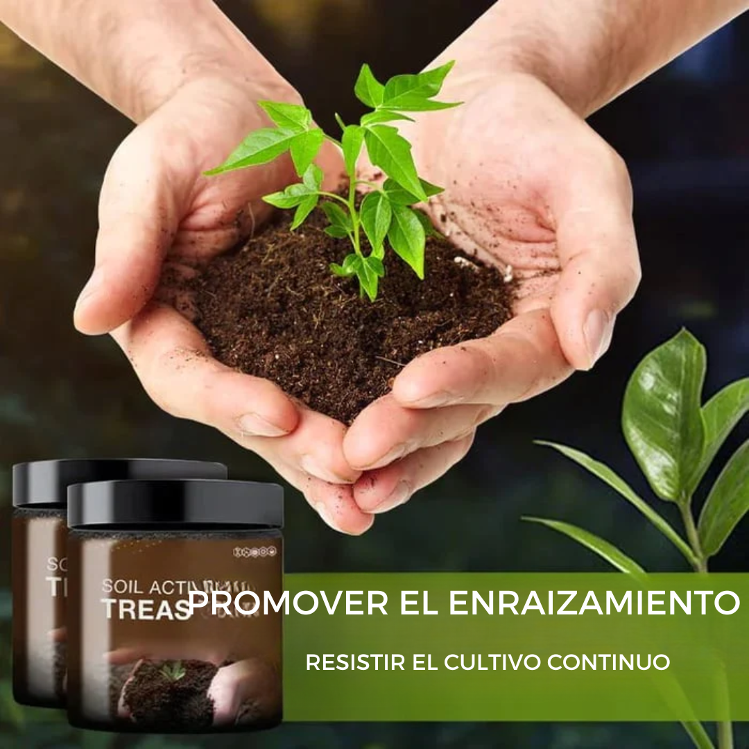 Soilboost™ - Mejorador de tierra, revitalizador de plantas.