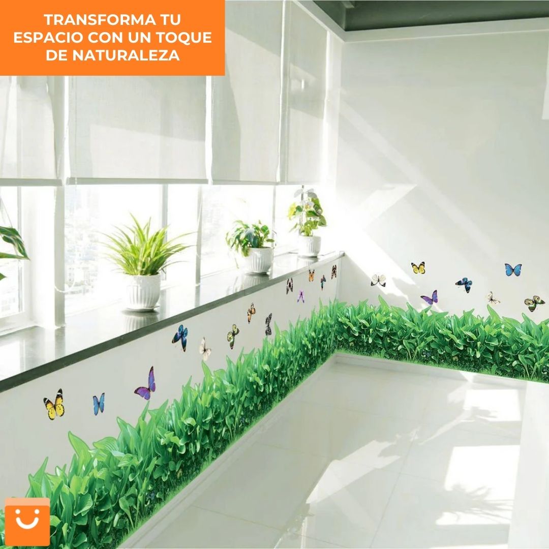 GREENLEAFT™ - PEGATINAS DE HIERBA 3D