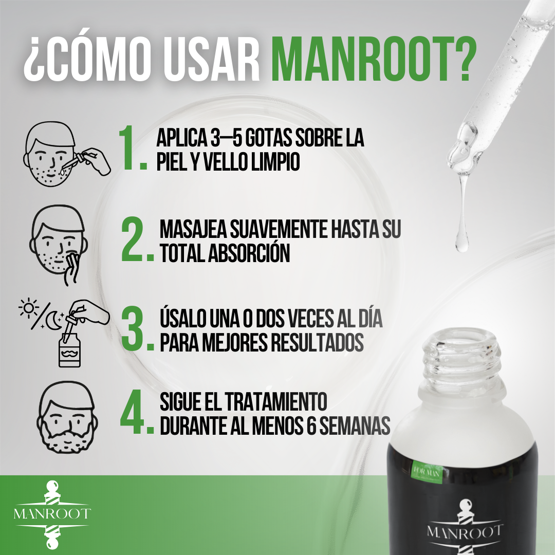 Manroot™ - Barba más densa, fuerte y saludable, naturalmente