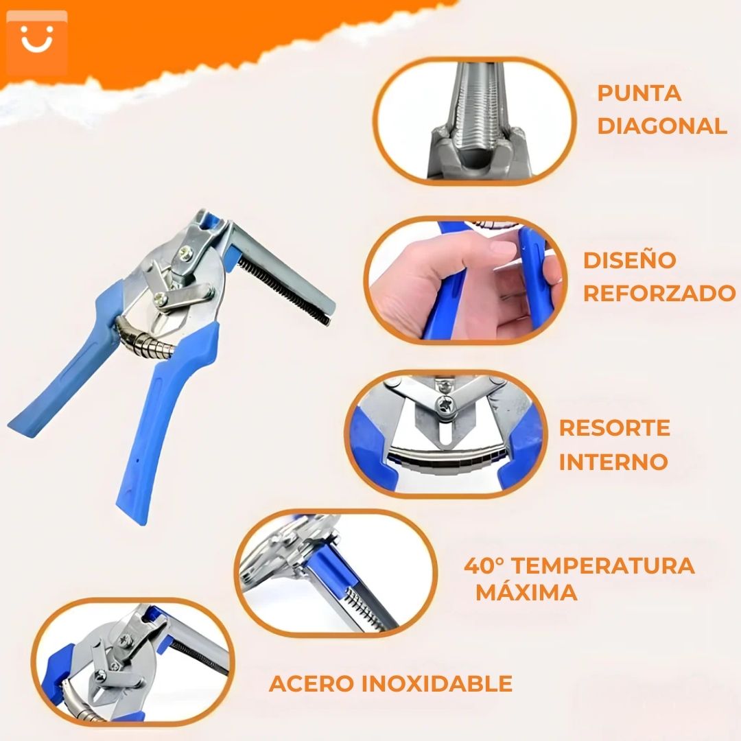 POWERGRIP™ - KIT DE ALICATE ENGRAPADOR DE CERCAS + 600 GRAPAS DE REGALO