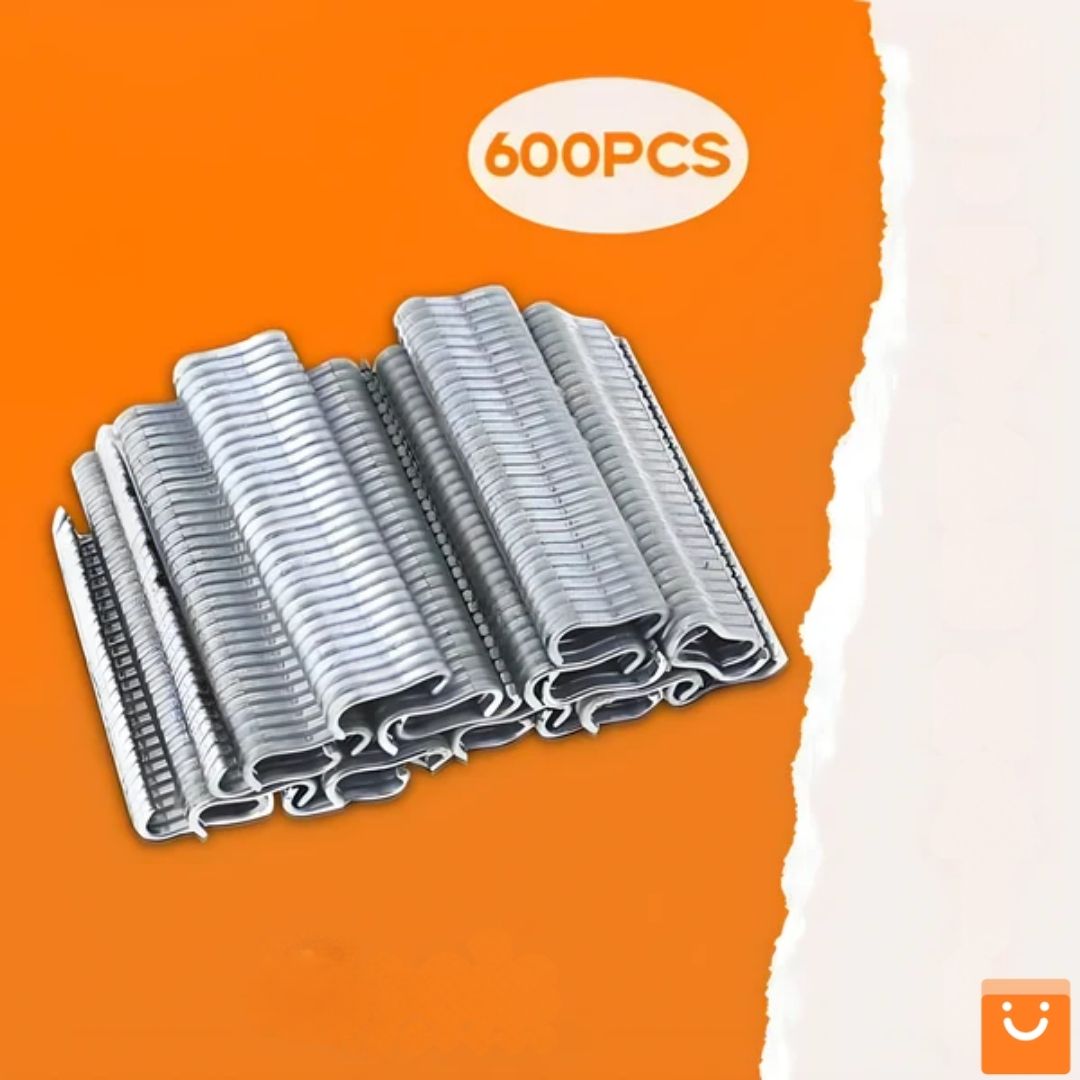 POWERGRIP™ - KIT DE ALICATE ENGRAPADOR DE CERCAS + 600 GRAPAS DE REGALO