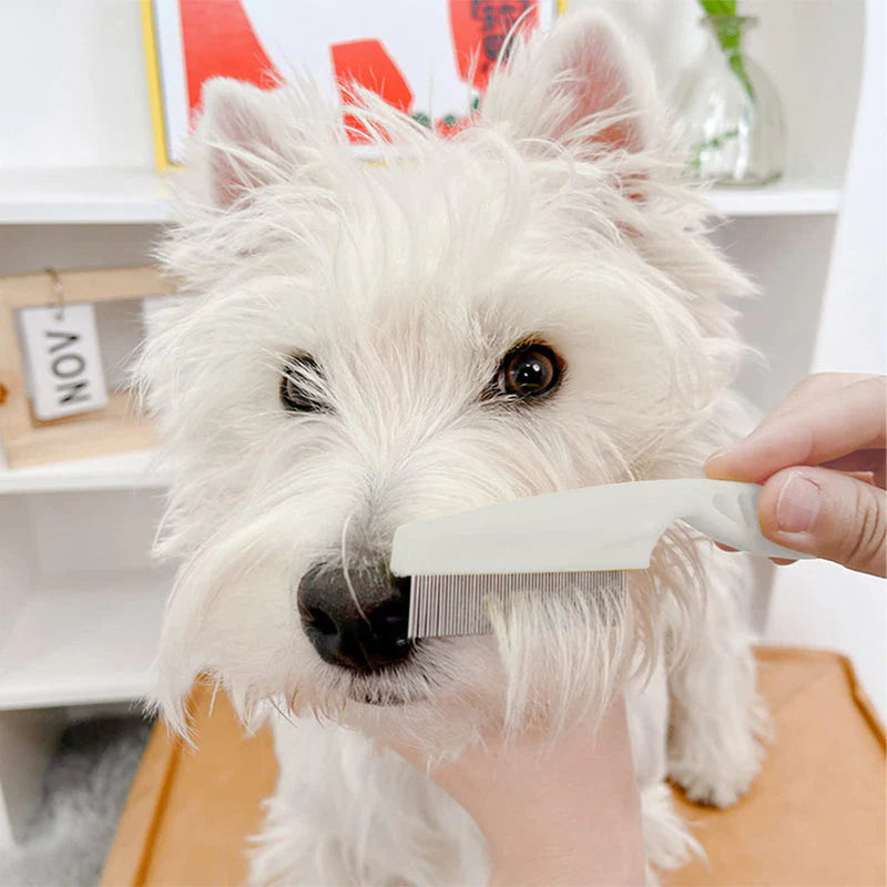 Pulbos™ - Peine anti pulgas y anti manchas para mascotas