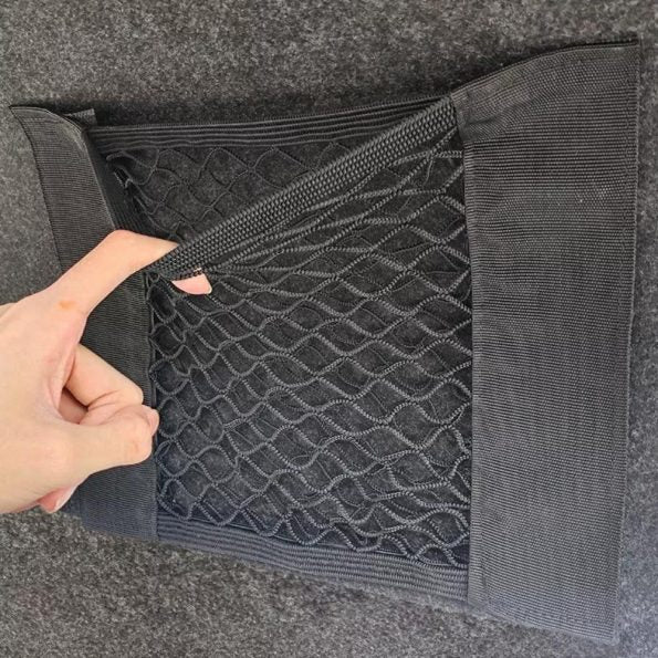 TidyRide™ - Organizador con malla elástica para maletera de autos