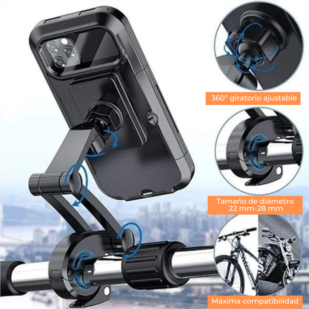 Phoneguard™ - Soporte impermeable para teléfono para bicicletas y motocicletas