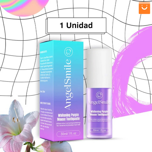 ⚡ Oferta Flash | AngelSmile™- Pasta de dientes en mousse morada blanqueadora