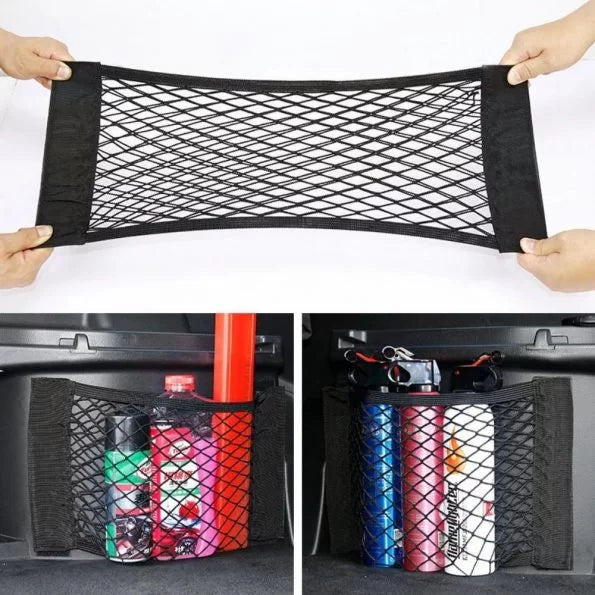 TidyRide™ - Organizador con malla elástica para maletera de autos