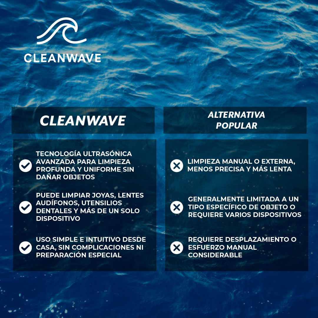 CleanWave™ - Limpieza profesional desde casa