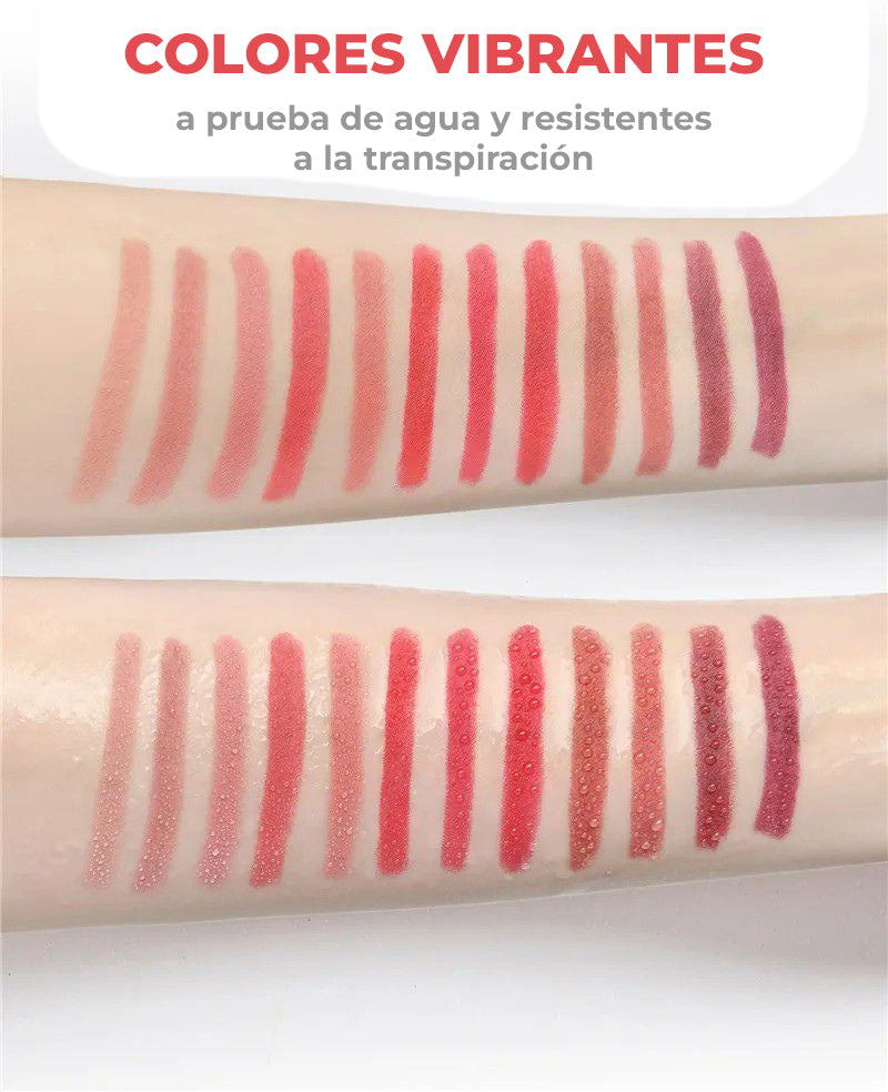 Divine™ - Set de 6 labiales voluminizadores a prueba de agua