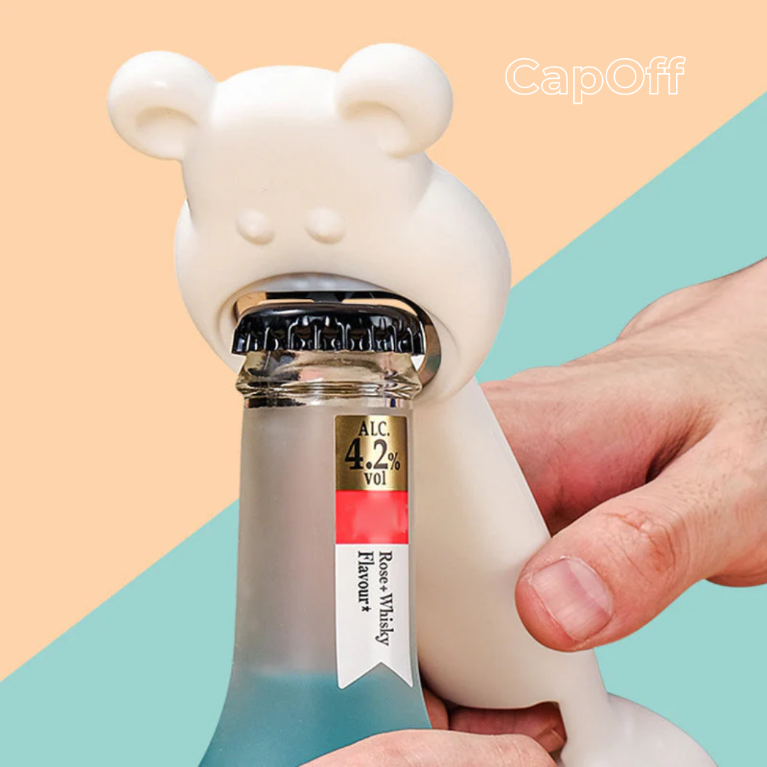 CapOff™ - Abridor multifunción Bajo Esfuerzo (4 en 1)