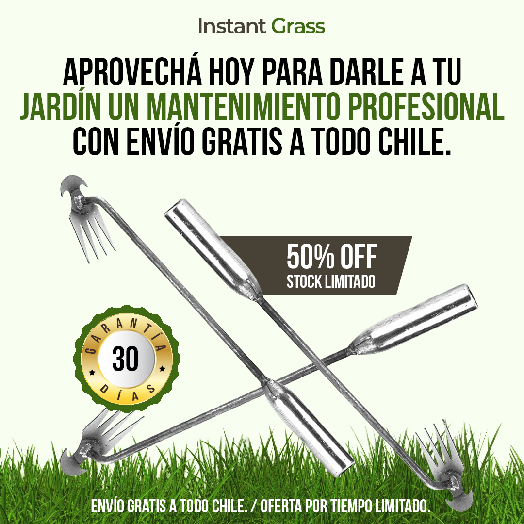 Instant Grass - El jardín limpio que quieres, sin esfuerzo y sin dolor.