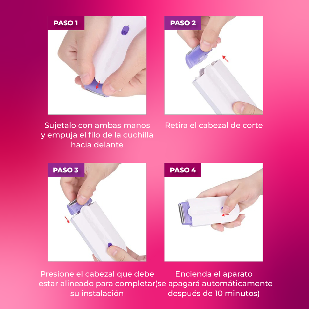 Laserfast™ - Depiladora Indolora láser 2 en 1