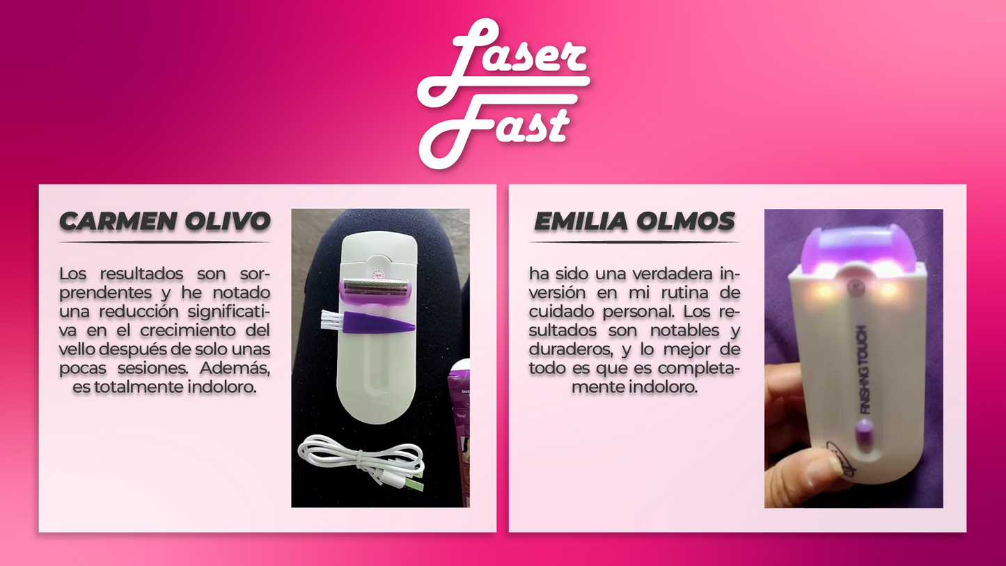 Laserfast™ - Depiladora Indolora láser 2 en 1