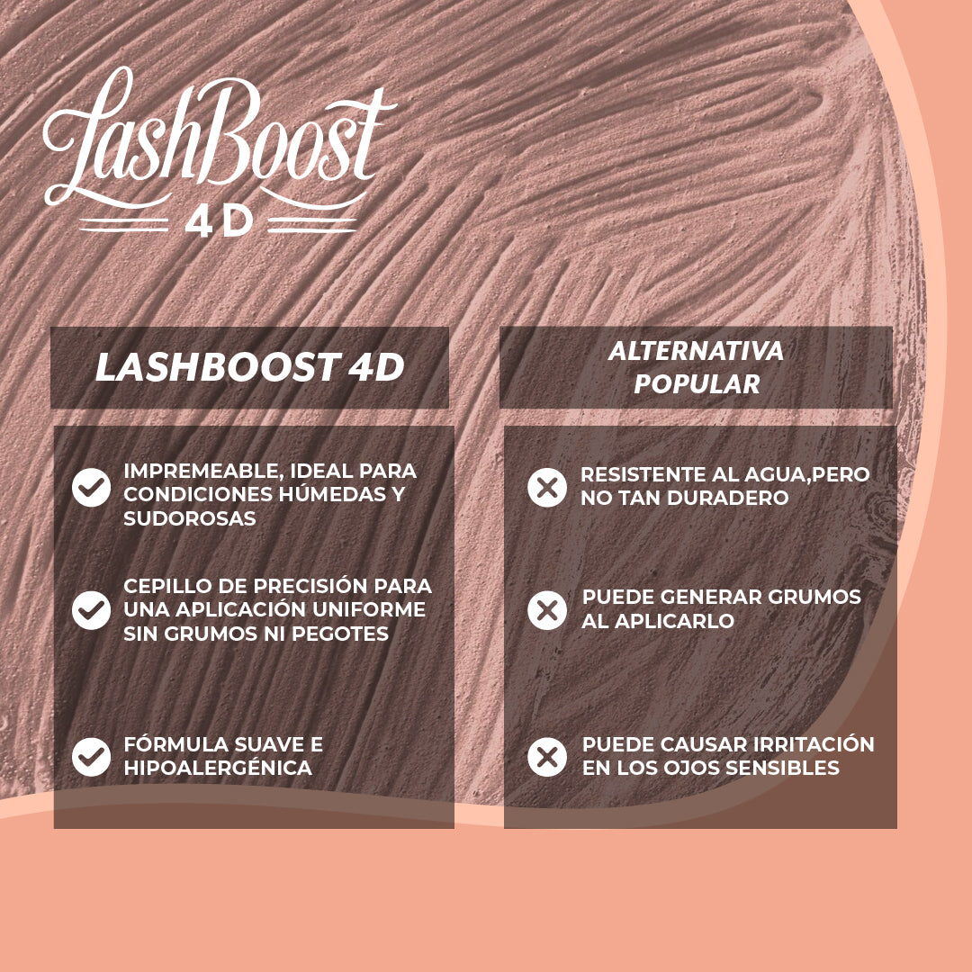 LashBoost 4D™ - Rimel de volumen extremo y alargamiento inmediato