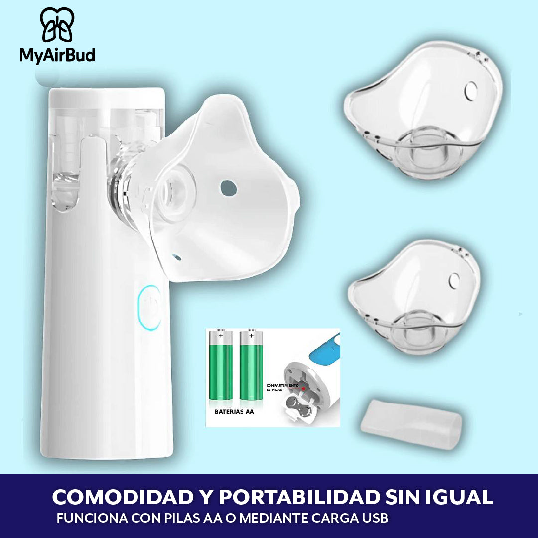 MyAirBud™ - Tu Compañero de Viaje para Respirar Mejor