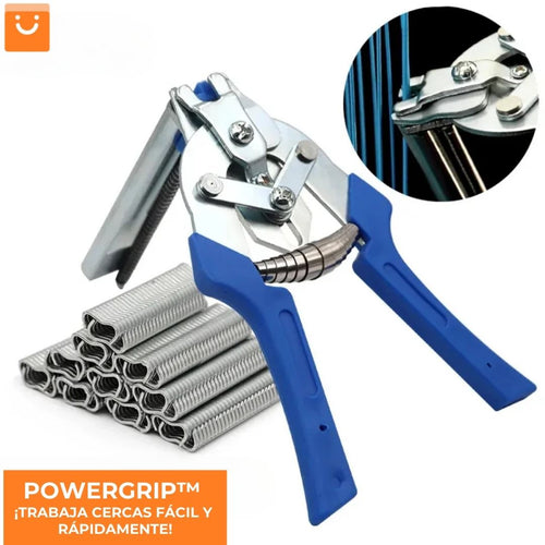 POWERGRIP™ - KIT DE ALICATE ENGRAPADOR DE CERCAS + 600 GRAPAS DE REGALO