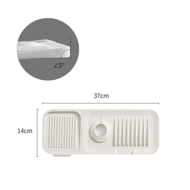 RepisaLav™ - Estante para lavaplatos de silicona