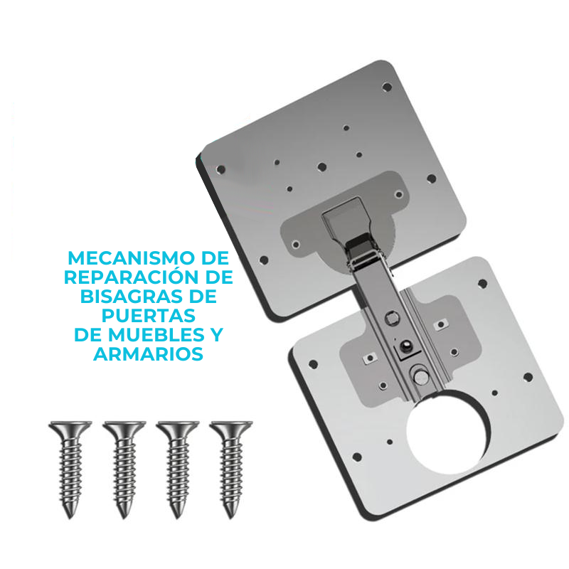 HingeFix™ - KIT DE REPARACIÓN DE BISAGRAS | Oferta Exclusiva 2x1