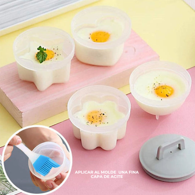 EggCrafty™ - Molde de figuras para hacer huevos cocidos