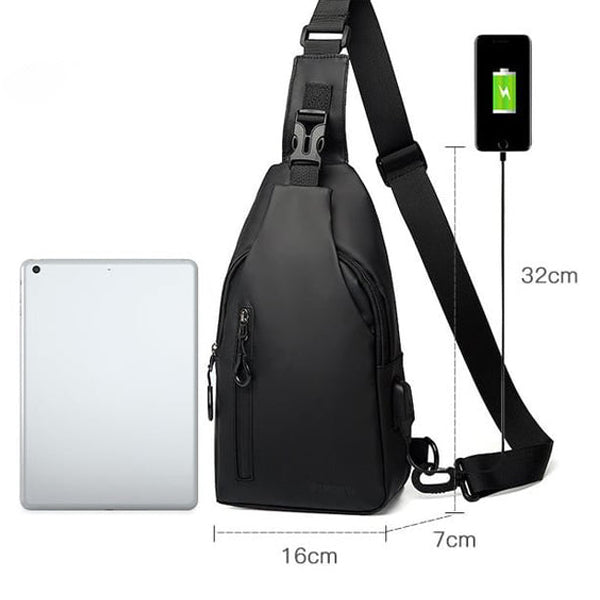 WeatherWise™ - Bolso impermeable de cuero premium
