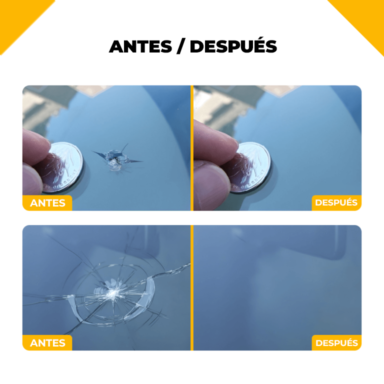 GlassGuard™ - Repara trizaduras en segundos