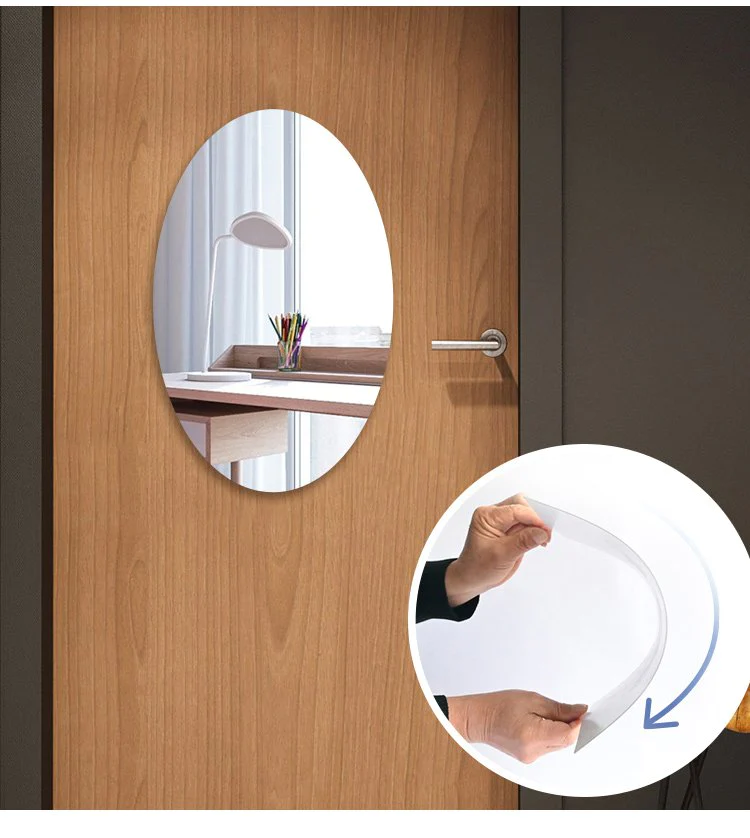 ReflectMax™ - ESPEJO AUTOADHESIVO DE FORMA OVALADA