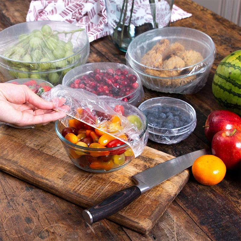 SnapLid™ - TAPA ESTIRABLE ELÁSTICO DE PLÁSTICO DESECHABLE
