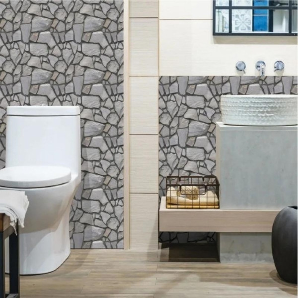 STICKSTONE™ - PEGATINAS DE PARED AUTOADHESIVAS DECORATIVAS - SET DE 10 PCS 30 X 30 CM