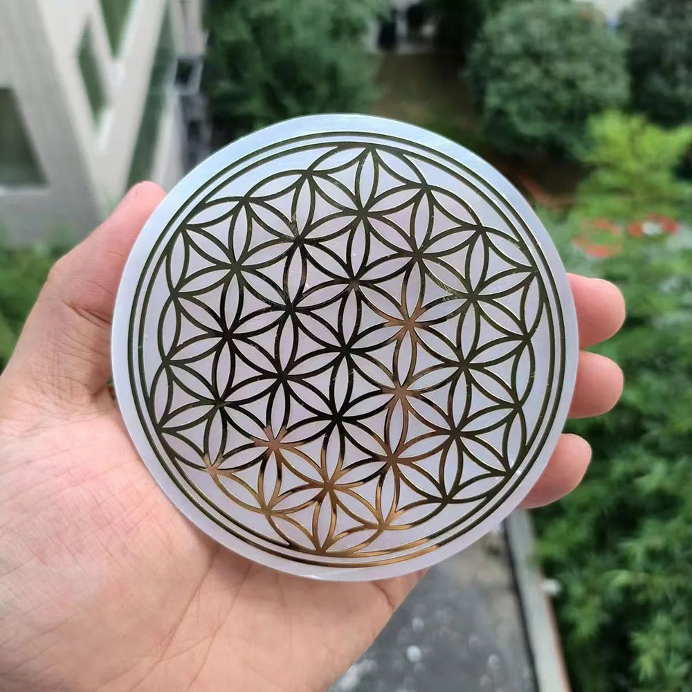 HarmonyCharger - Placa de carga de selenita pulida