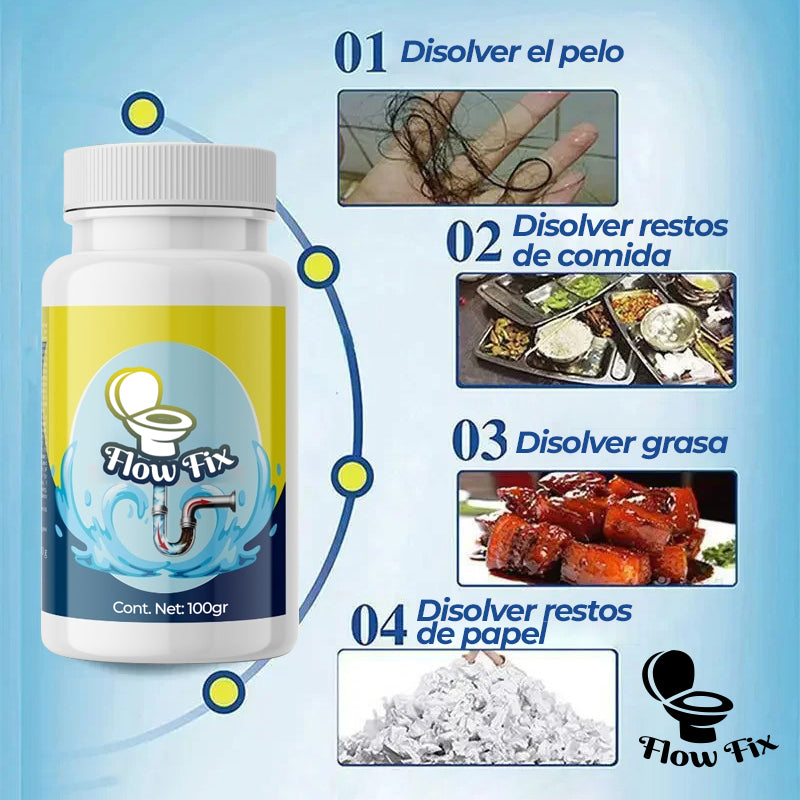 FlowFix™ - Destapador de desagües Ultra potente