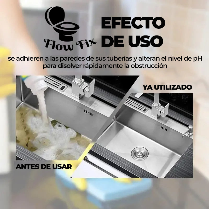 FlowFix™ - Destapador de desagües Ultra potente