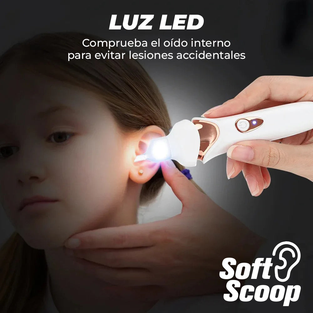 SoftScoop™ - Limpiador de oidos electrico