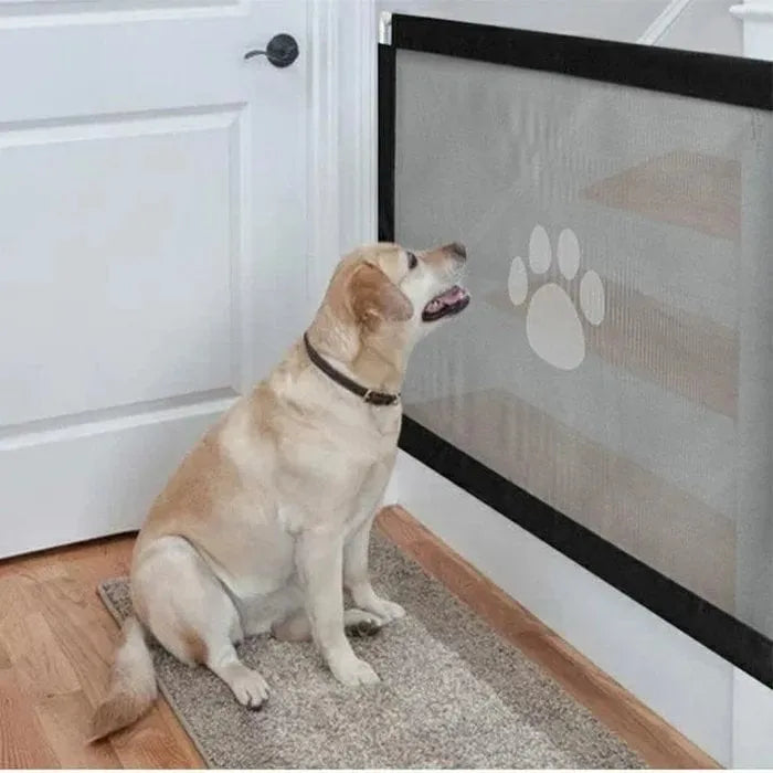Malla portátil separadora de espacios para mascotas y bebés