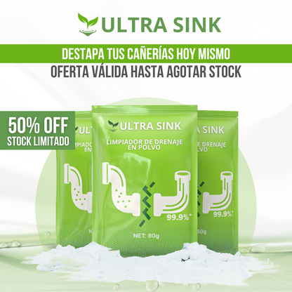 Ultra Sink™ - espuma poderosa, drenajes libres para siempre.