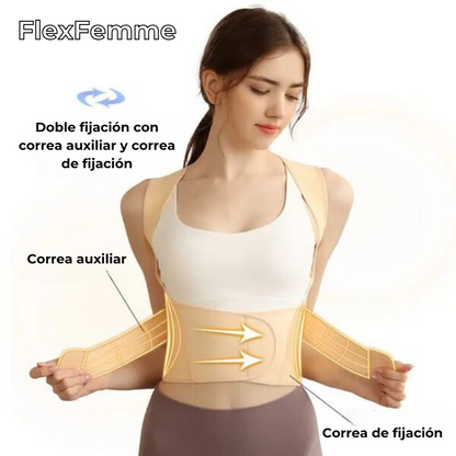 FlexFemme™ - Corrector de postura discreto para mujer