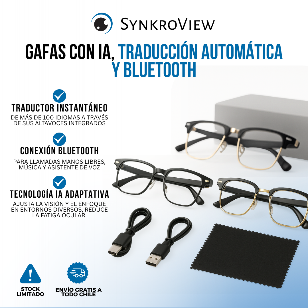 SynkroView™  - Traduce, escucha y conecta sin barreras