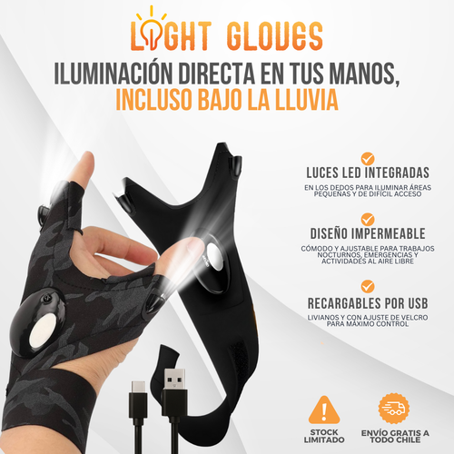 Light Gloves™ - Ilumina tus manos. Libera tu movimiento