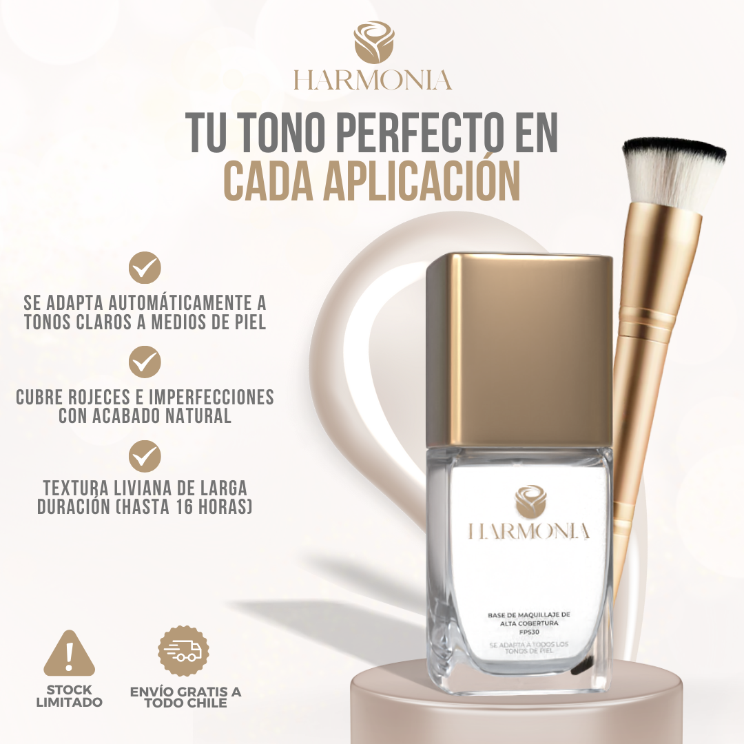 HARMONIA™ - Una base que se adapta a ti, para un look naturalmente perfecto