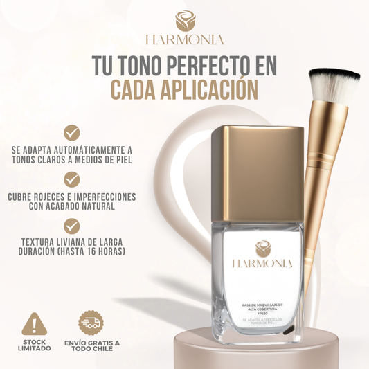 HARMONIA™ - Una base que se adapta a ti, para un look naturalmente perfecto