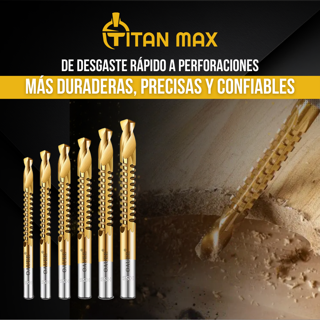 Titan Max™ - precisión y resistencia en cada perforación