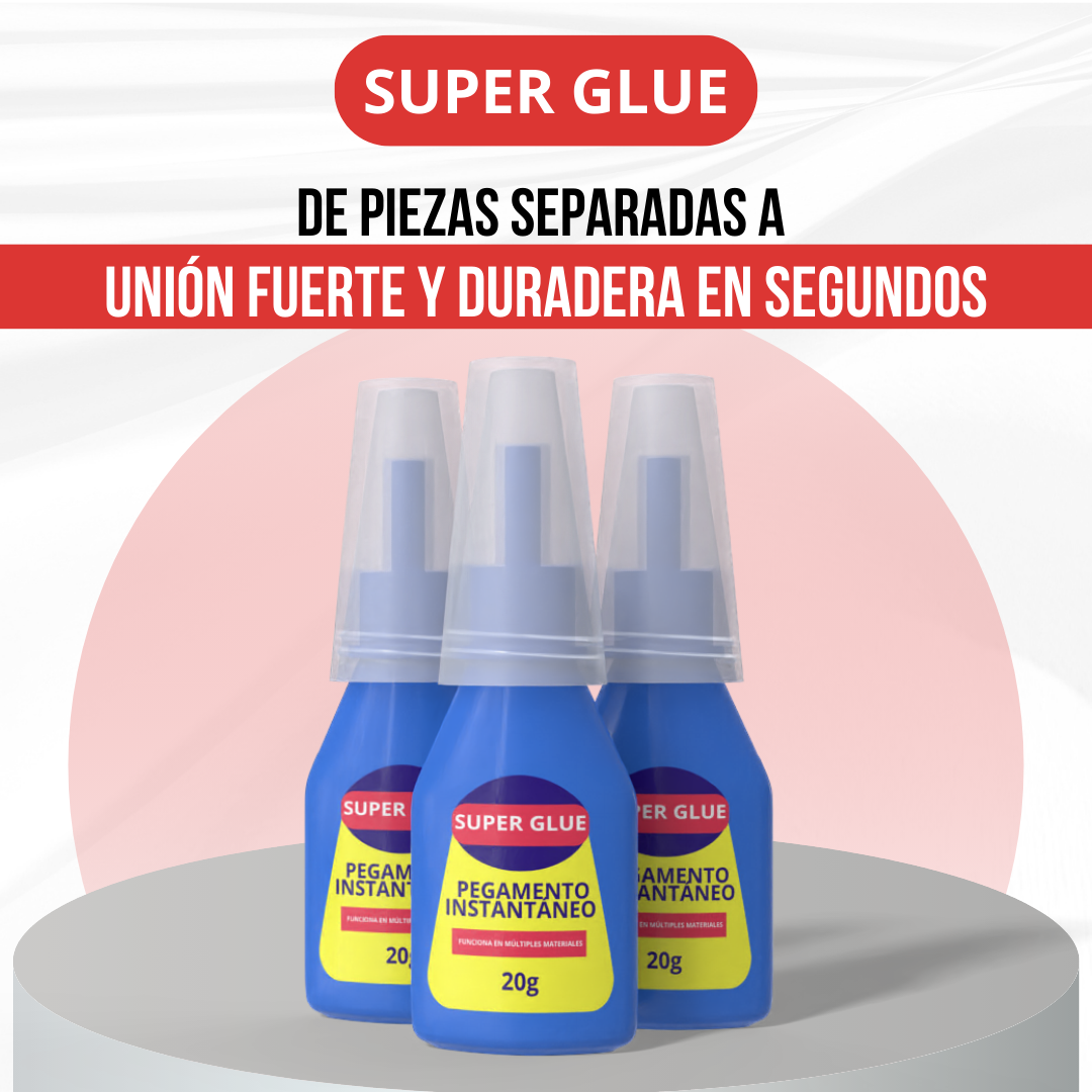 Super Glue™ - Pega fuerte, rápido y sin complicaciones