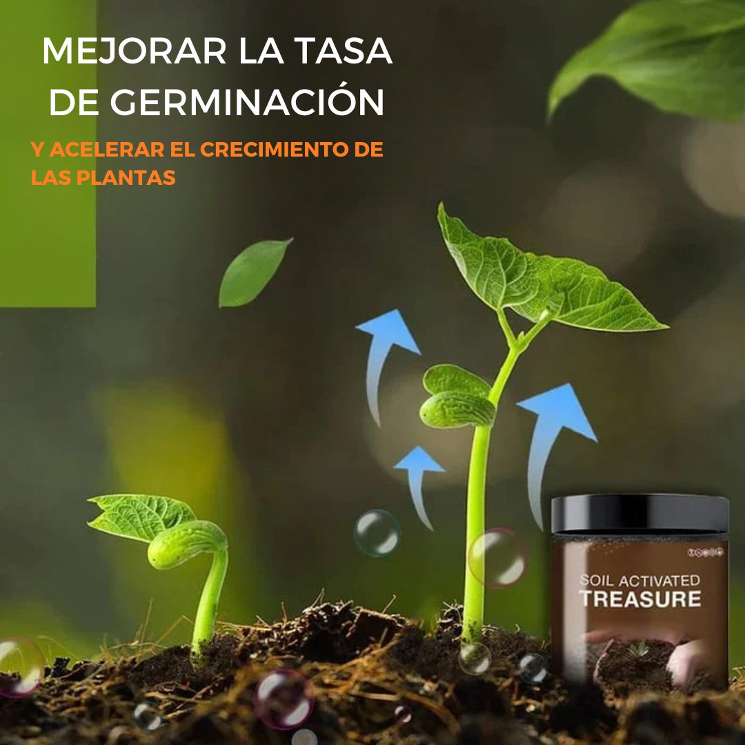 Soilboost™ - Mejorador de tierra, revitalizador de plantas.