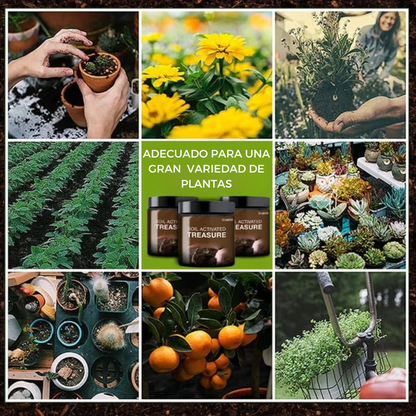 Soilboost™ - Mejorador de tierra, revitalizador de plantas.