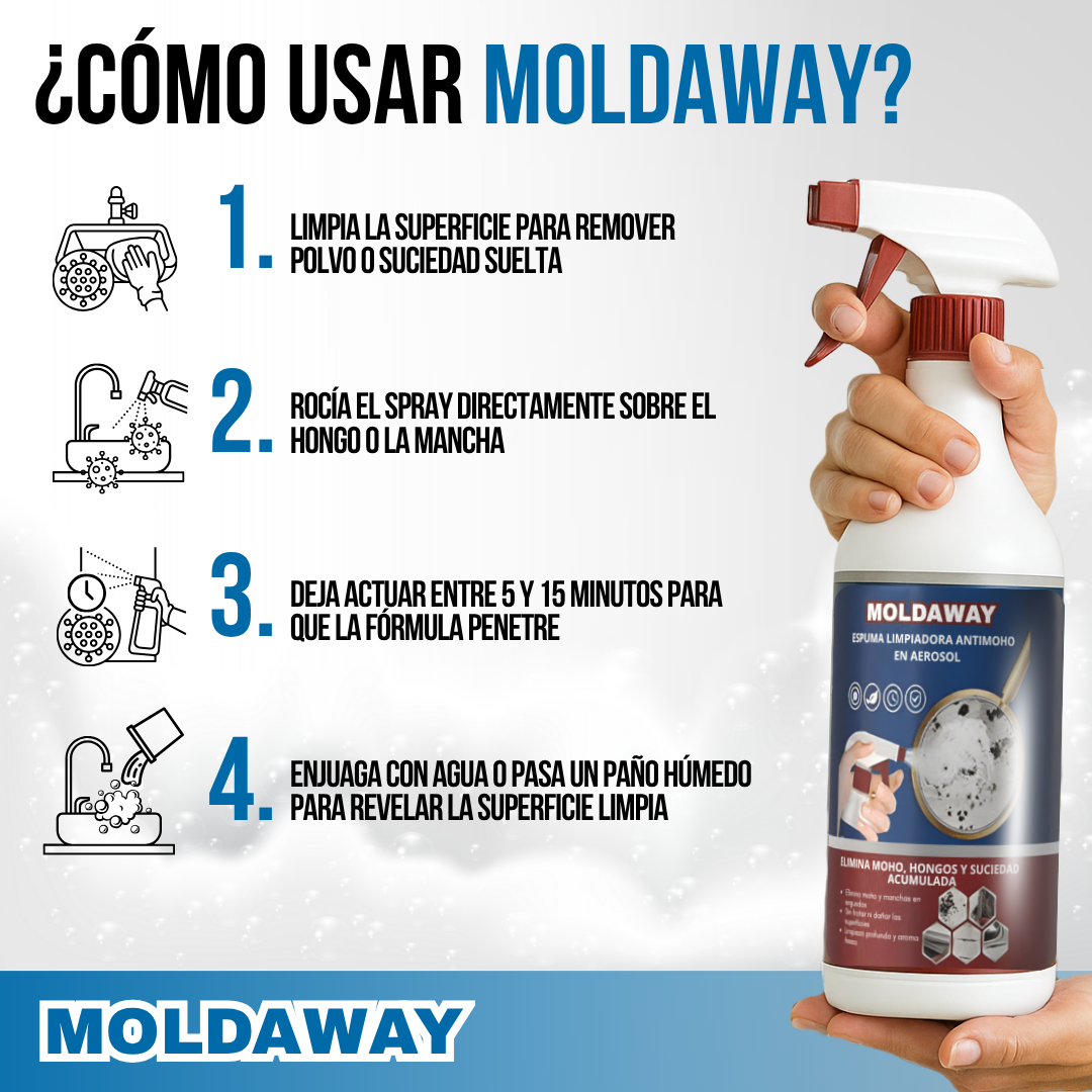 MoldAway™ - Elimina el moho en segundos