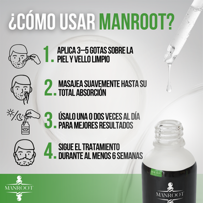 Manroot™ - Barba más densa, fuerte y saludable, naturalmente